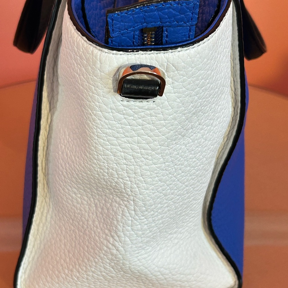 Kate Spade Blue and Cream Satchel - Picture 4 of 15